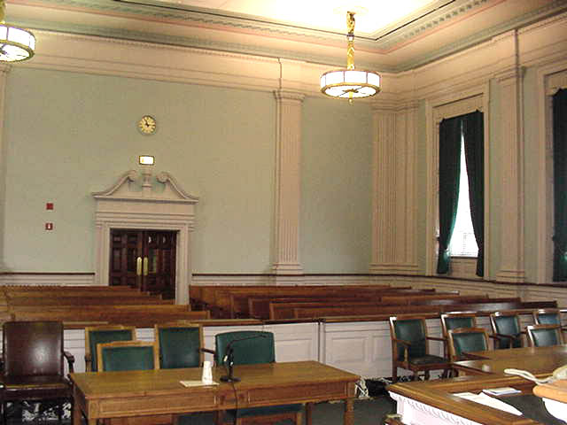 Courtroom 5B - View from Witness Stand