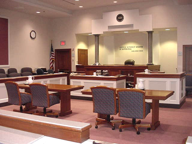 Courtroom 4A - View from Entrance
