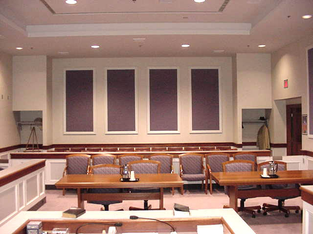 Courtroom 4E- View from Judges Bench