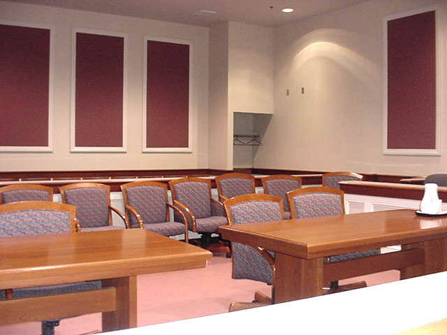 Courtroom 4A - View from Witness Stand