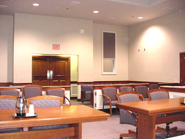 Courtroom 4C - View from Witness Stand