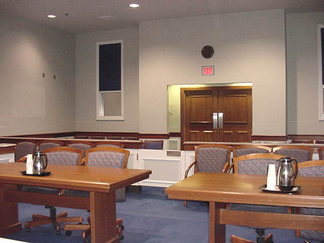 Courtroom 4D - View from Witness Stand