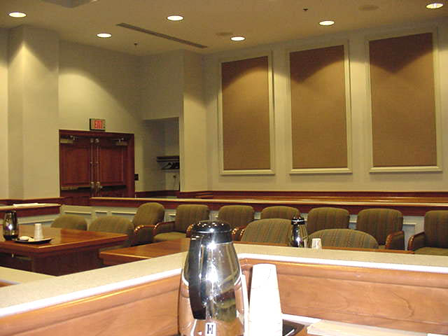 Courtroom 5B - View from Witness Stand