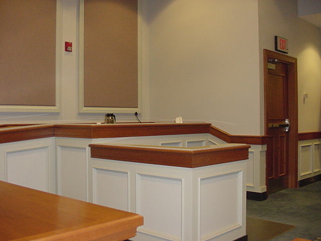 Courtroom 5S - View from Prosecutor to Witness