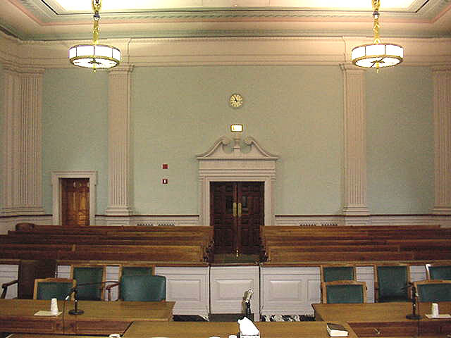 Courtroom 5B- View from Judges Bench