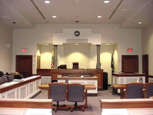 Courtroom 4B - View from Entrance