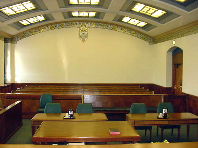 Courtroom 9- View from Judges Bench