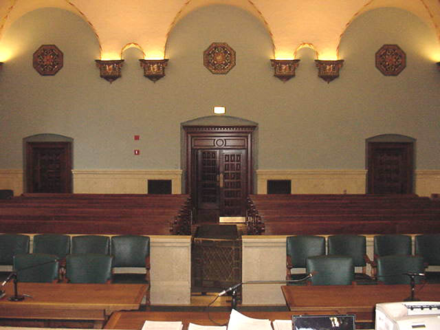 Courtroom 7A- View from Judges Bench