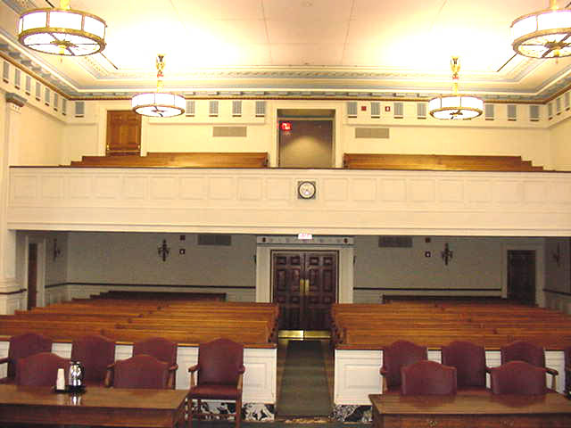 Courtroom 5A- View from Judges Bench