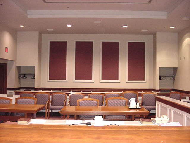 Courtroom 4A- View from Judges Bench